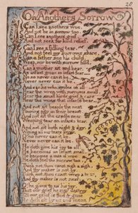 無邪気と経験の歌、プレート28、アナザーズ・ソロー（ベントレー27） 作： William Blake